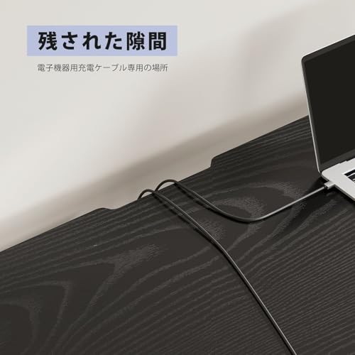 YeTom ミニデスク 机 pcデスク 幅60cm 勉強机 コンパクト 収納袋付き学習机