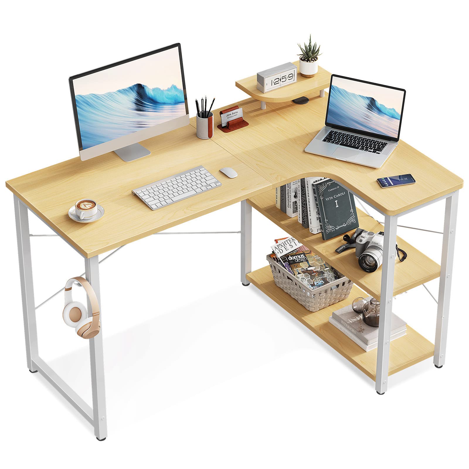 ODK ゲーミングデスク L字 パソコンデスク 幅110 デスク desk 机 pc